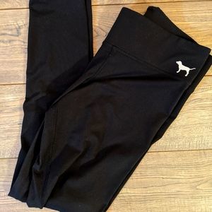 GUC PINK Victoria Secret black yoga pant leggings